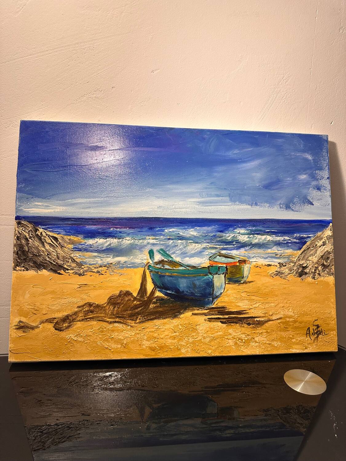 Beach painting