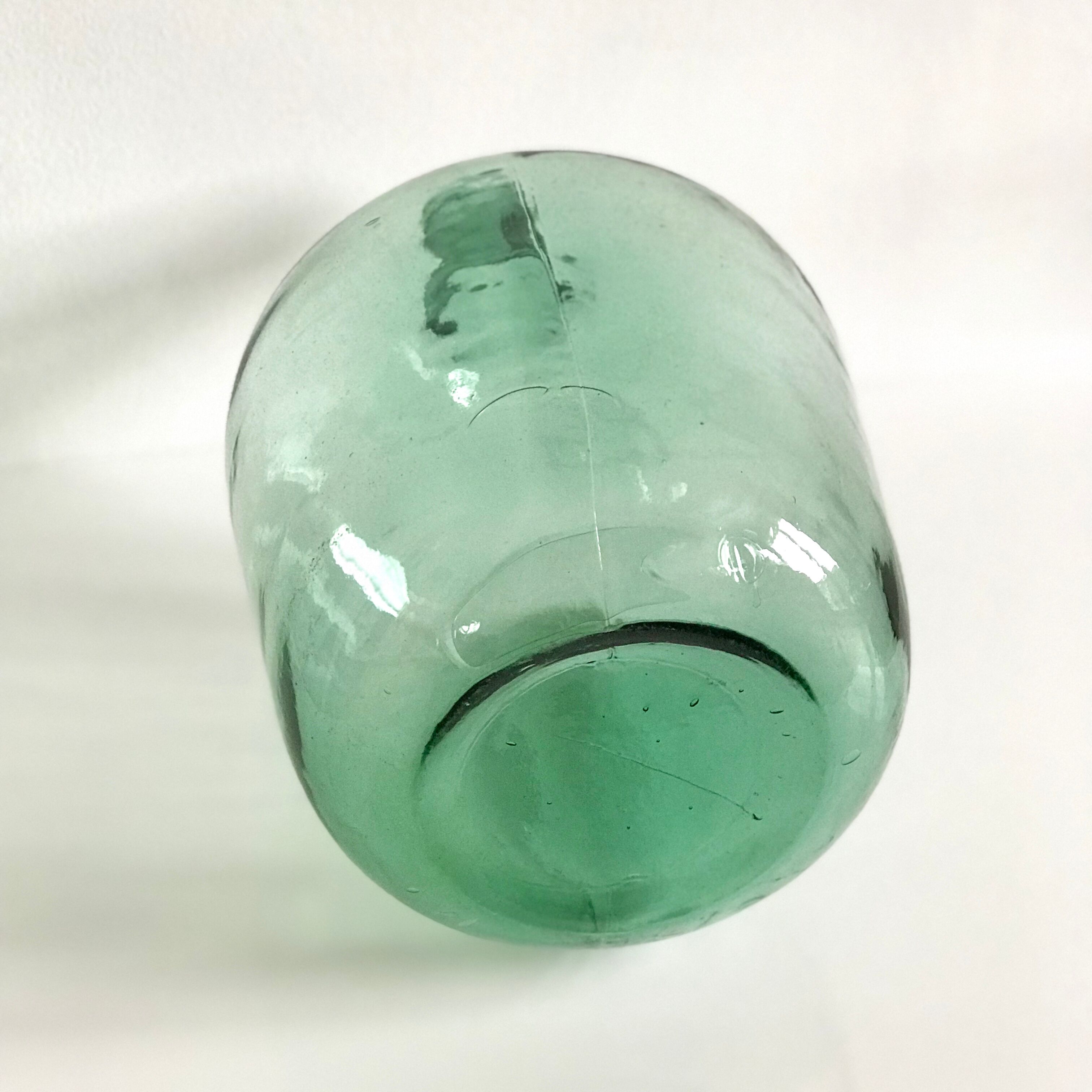 Dame Jeanne verre vert 40cm