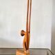 Stylized teak antelope design 60s - 70s