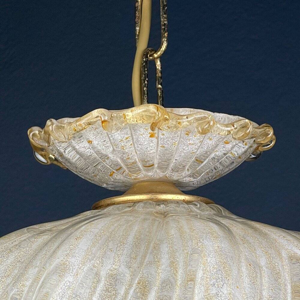 Vintage Murano Glass Pendant Lamp, Italy, 1970s