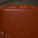 Fauteuil en cuir années 1970