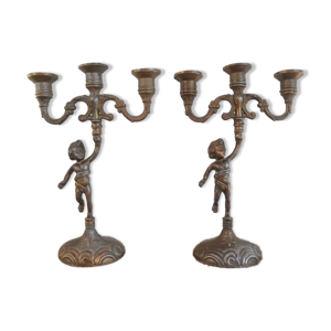 Paire de chandeliers