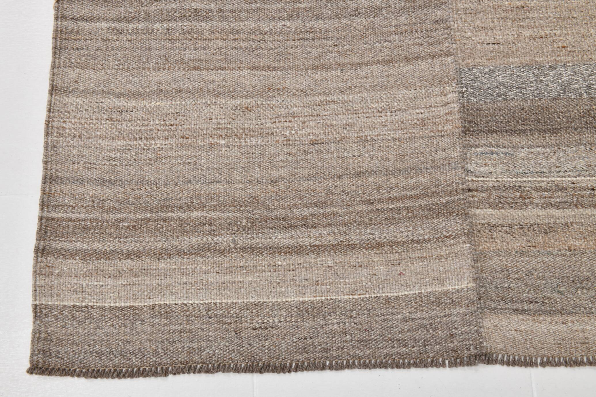 8x10 Brown Vintage Kilim Rug, 263x321Cm