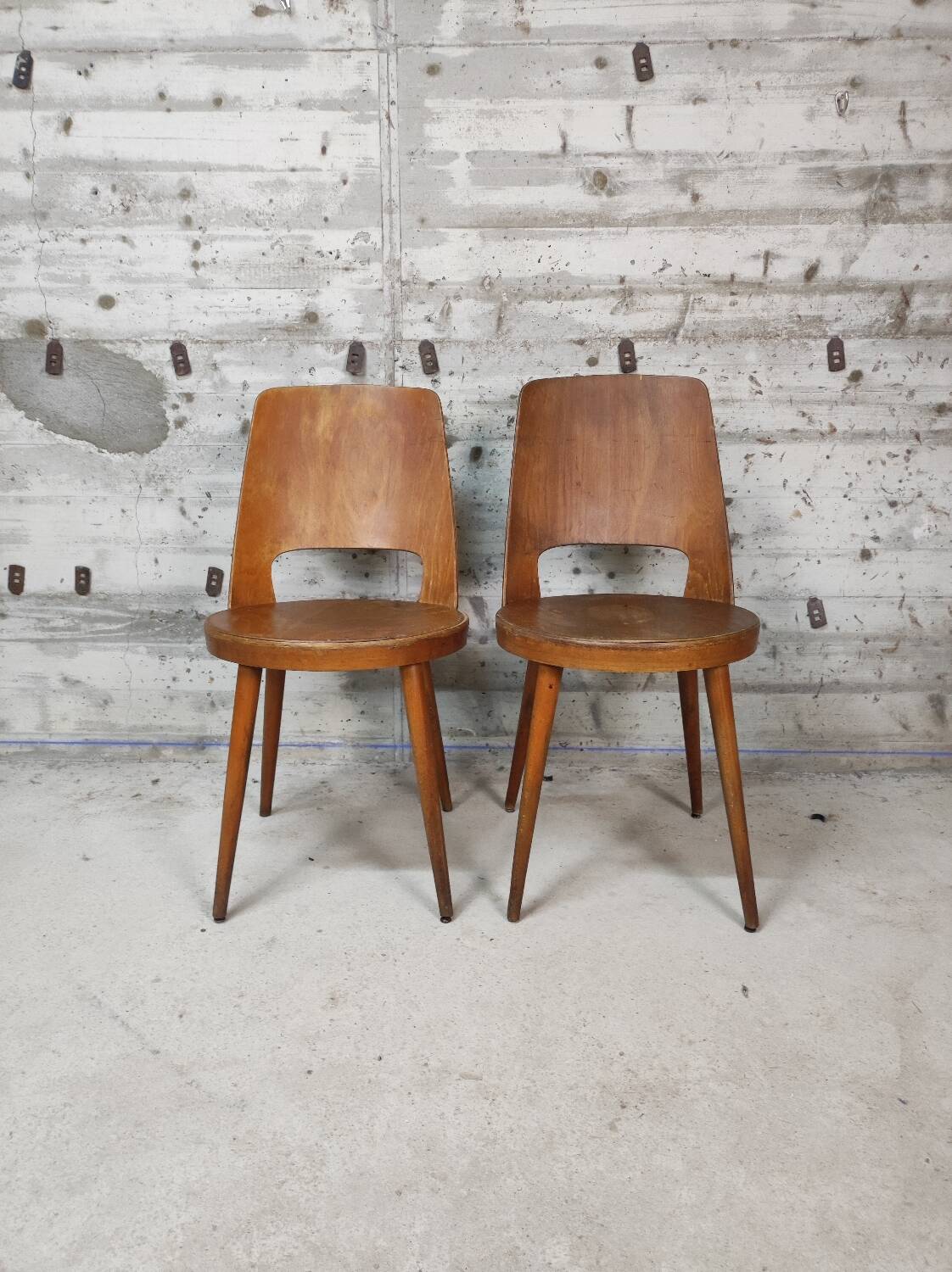 Pair of Baumann Mondor chairs