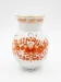 Baluster vase in red by Meissen, 1960