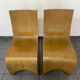 Lot de 4 chaises Contour par Alejandro Estrada pour Piegatto