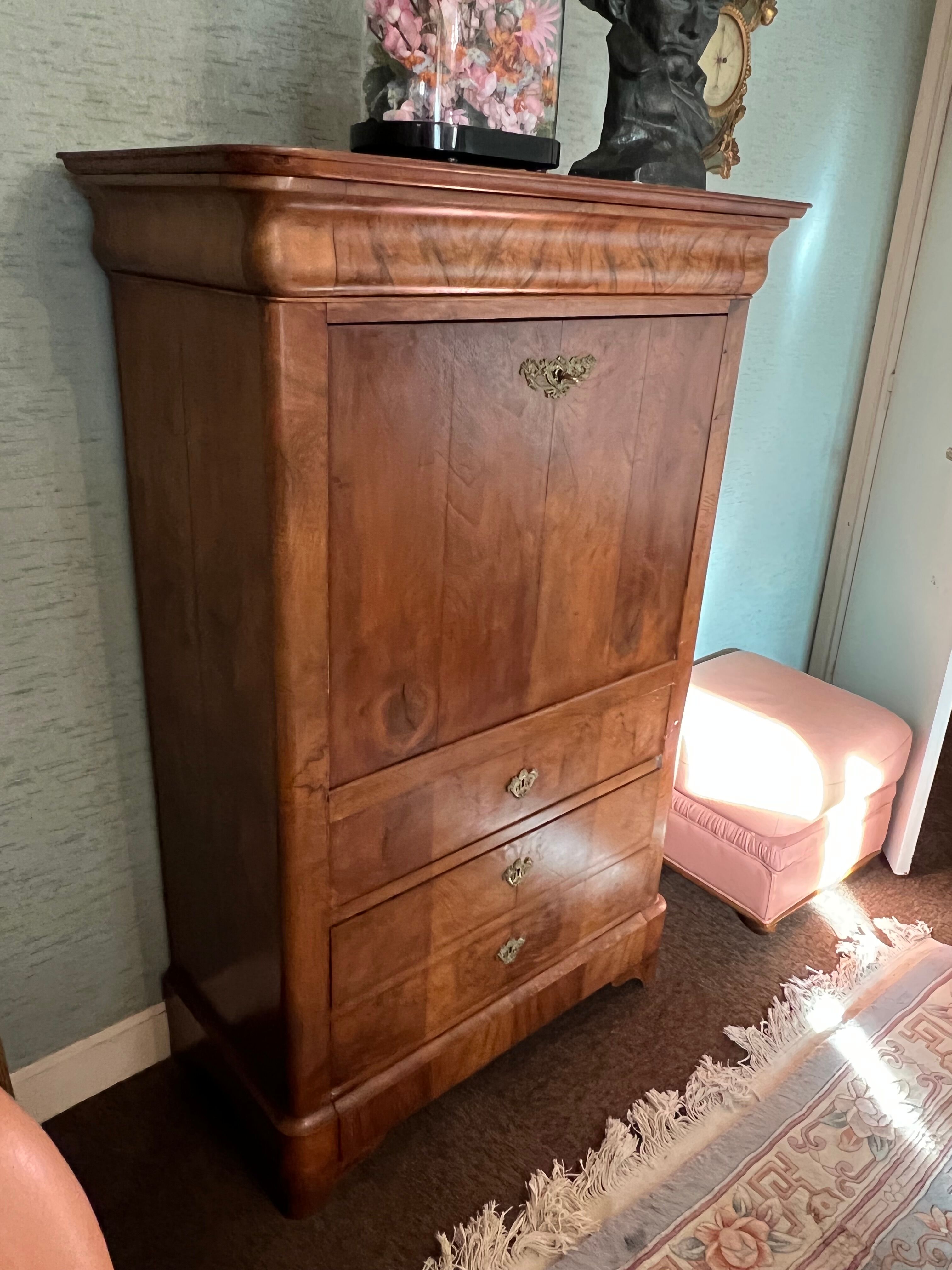 Secretary old nineteenth century mahogany