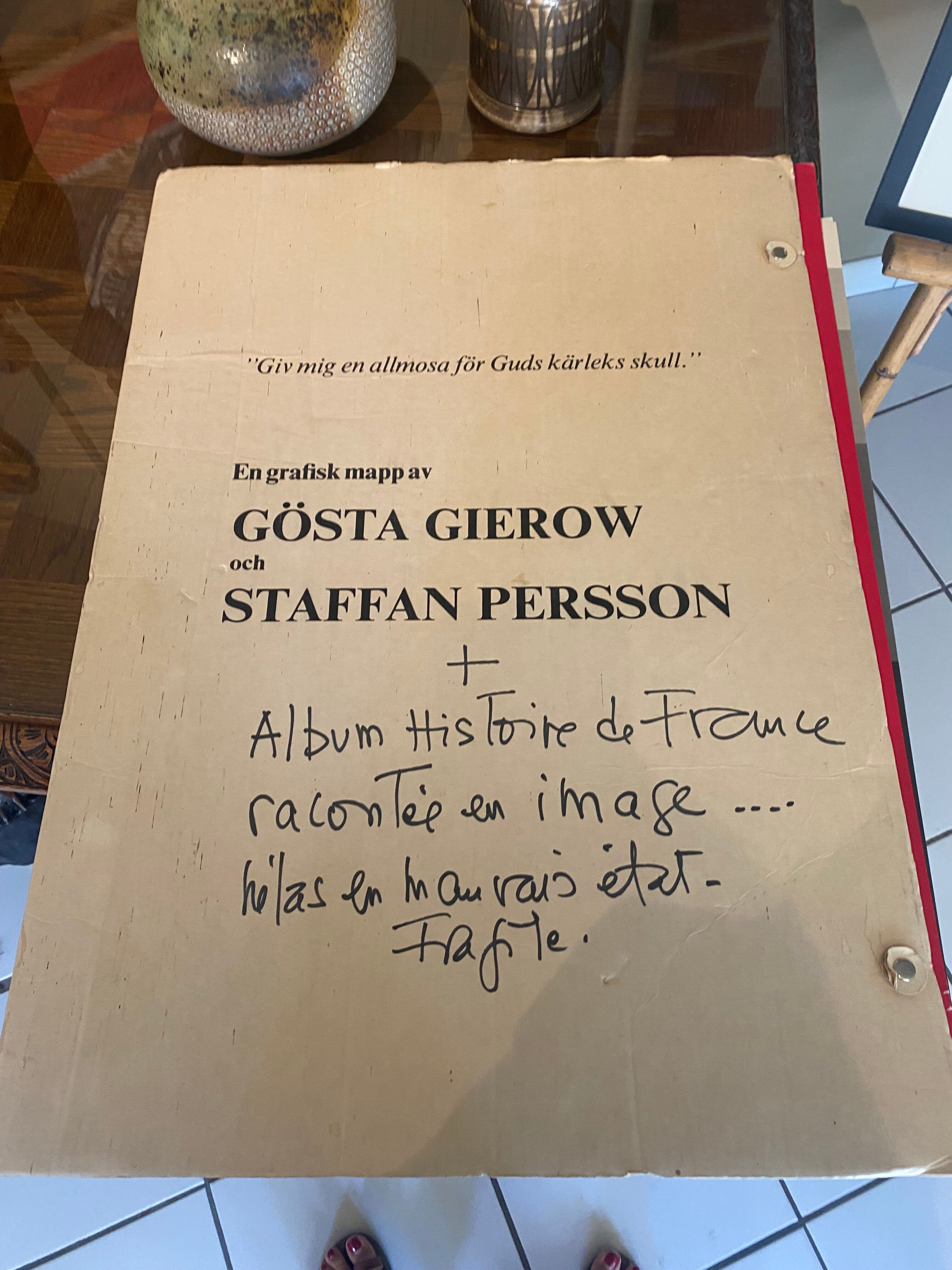 Finnish screen printing Gosta Gierow 1970s