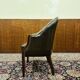 Chaise de bureau Chesterfield marron