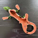 Green ceramic lizard