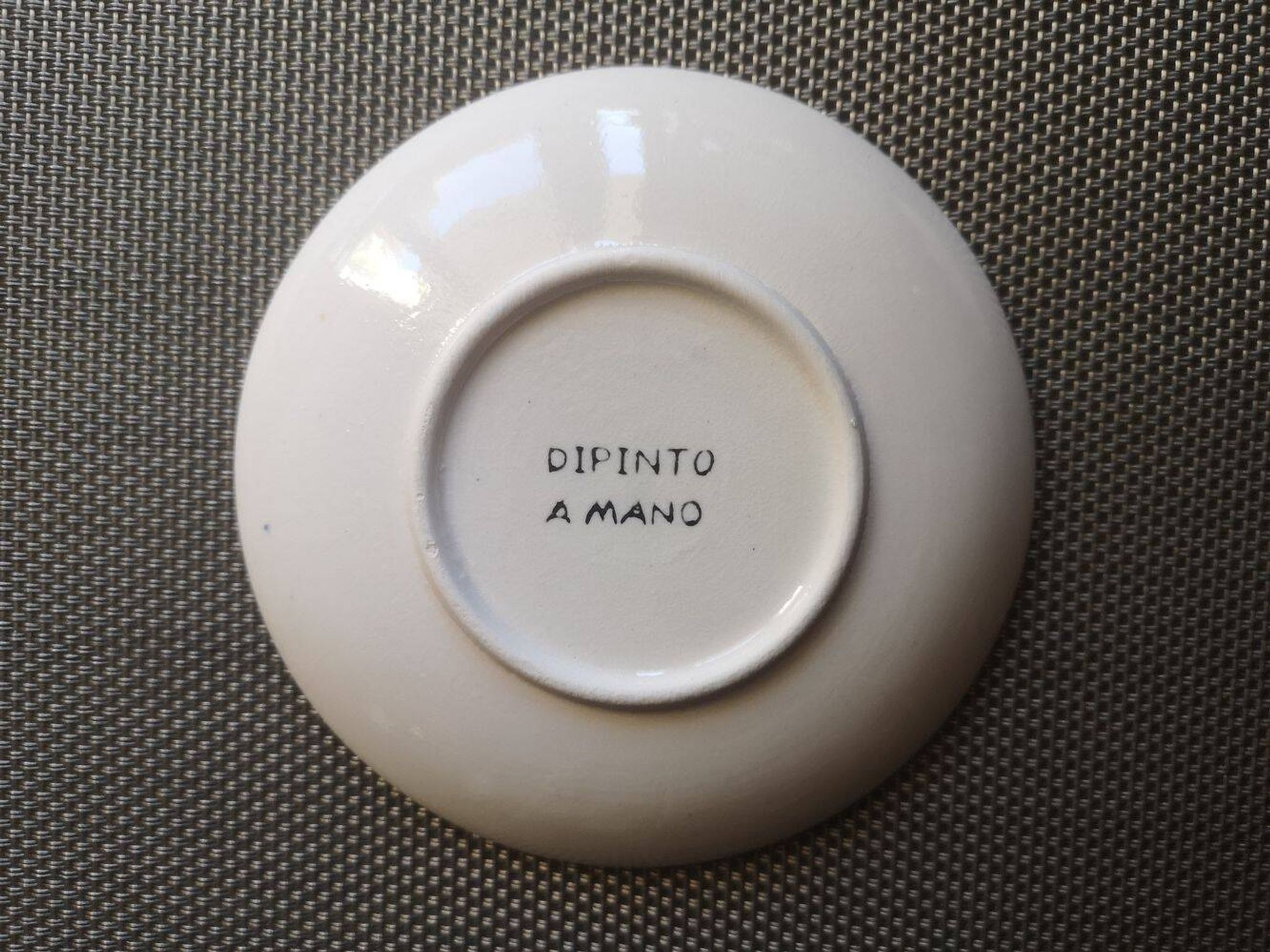 Dish / Soap holder in Italian enameled ceramic - 1950s/1960s