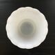 White opaline flowerpot