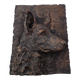 Large copper-coloured German Shepherd relief, 1960s