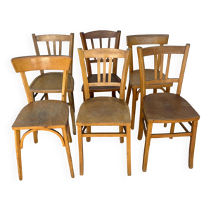 set de 6 chaises bistrot