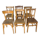 Set of 6 vintage bistro chairs