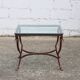 French  Iron and Glas Coffee Table-Cocktail Table-Lounge Table-80s