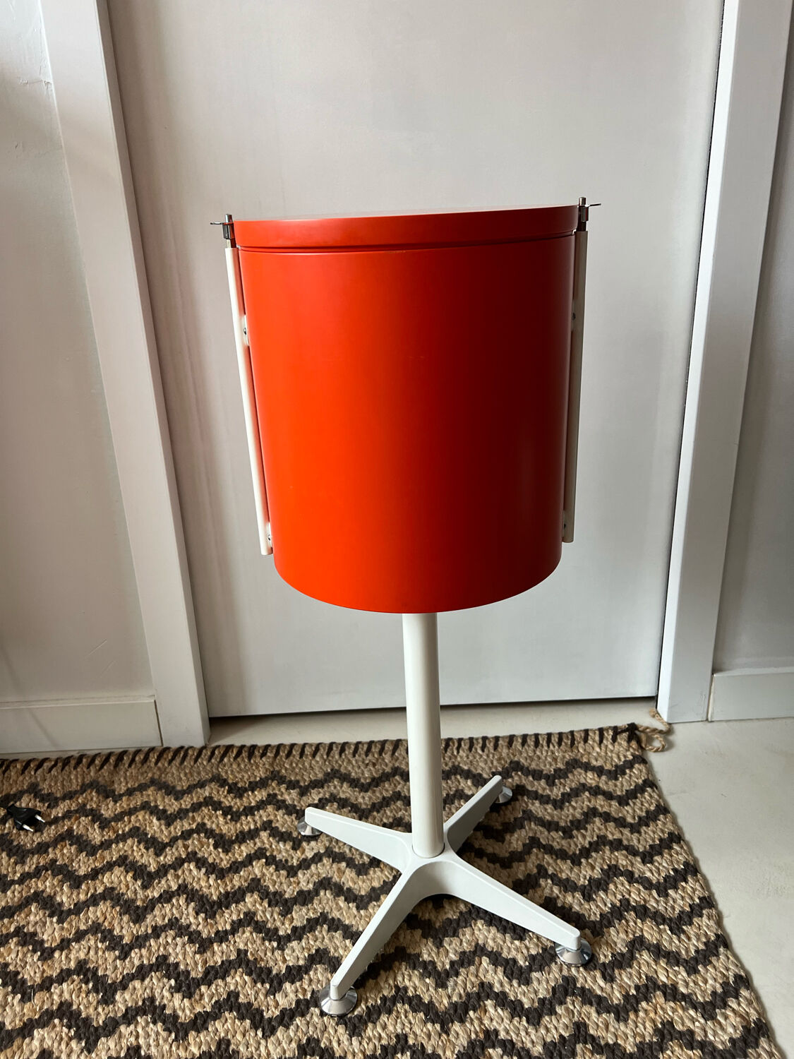 Vintage orange dressing table Bremshey & co 1960