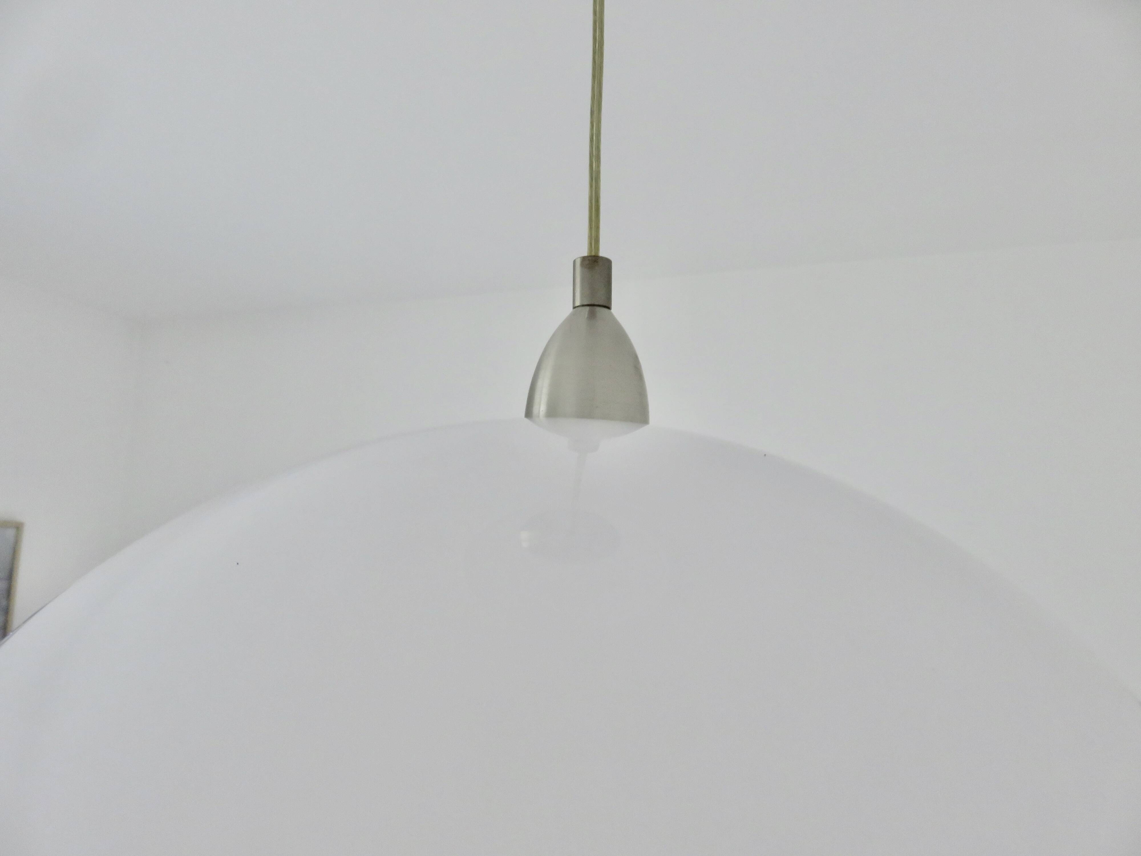 Large spherical suspension in perspex from the 1990s.