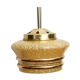Yellow and gold clichy glass pendant light
