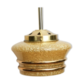 Yellow and gold clichy glass pendant light