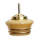 Yellow and gold clichy glass pendant light