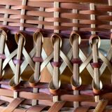 Vintage rattan lamp