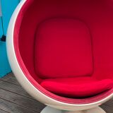 Pair of vintage space age ball chairs