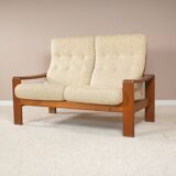 2-seater teak sofa, emc møbler denmark