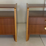 Vintage bed and bedside tables from 1957