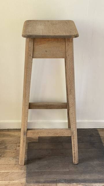 Vintage Oak Workbench Stool