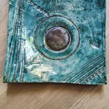 Square ceramic pocket trays Vallauris