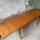 Table extensible scandinave en teck années 1950