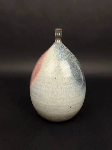 Moonlight stoneware vase, Feu Follet workshop, Penne (Lot-et-Garonne), 20th century