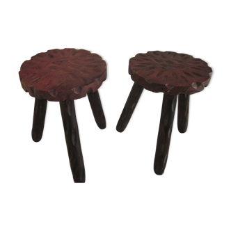 Pair of old stools