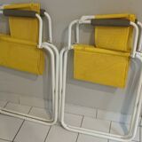 Pair of Lafuma folding armchairs
