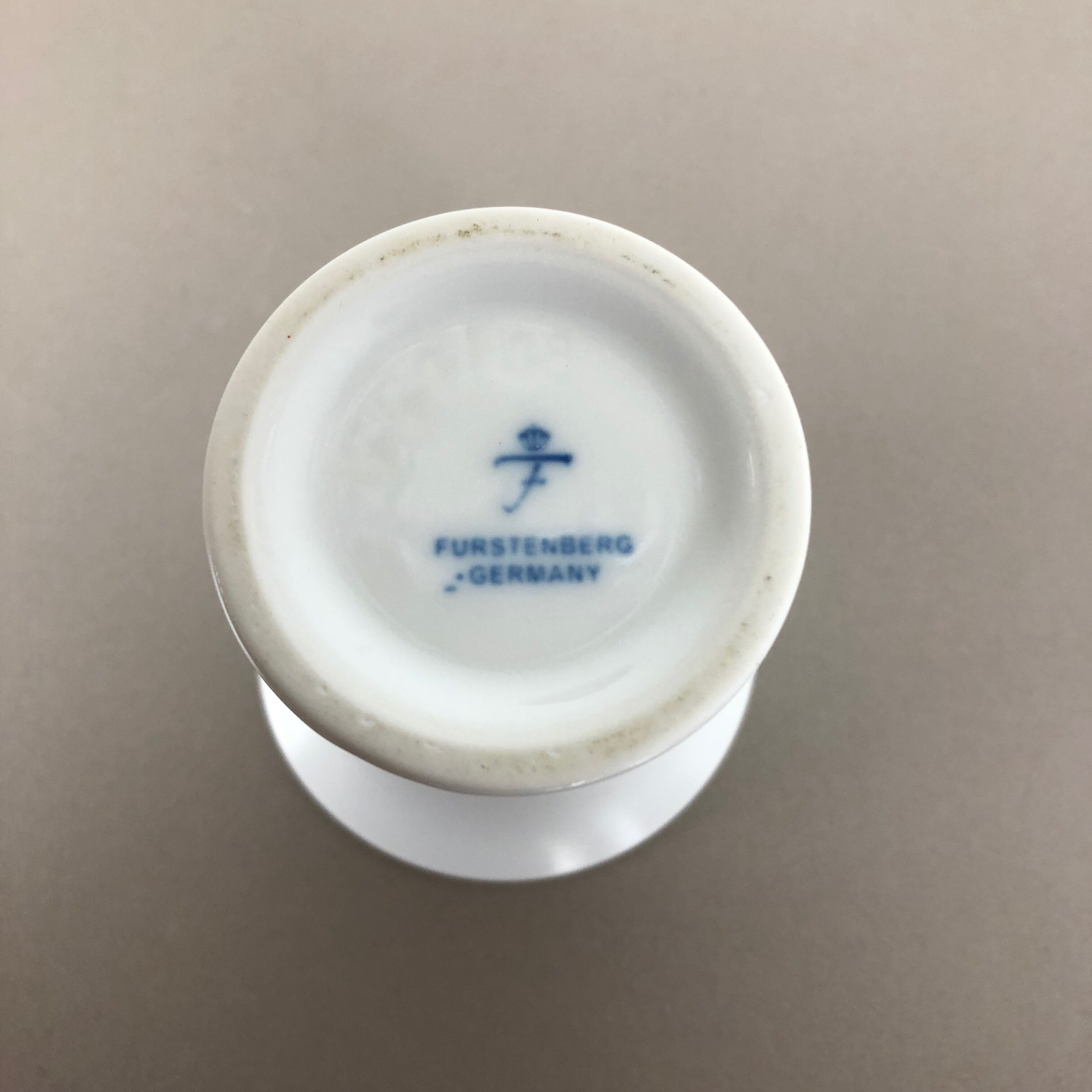 Set of 3 Op Art Vase Porcelain German Vase by Fürstenberg Ceramics Germany 1970s