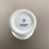 Set of 3 Op Art Vase Porcelain German Vase by Fürstenberg Ceramics Germany 1970s