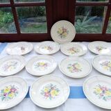 12 old flat plates