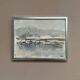 Original Swedish Oil on Canvas – “Lanskap” by K. Sjöö – Vintage & Framed – 37.5 × 29.5 cm (14.7" × 11.6")