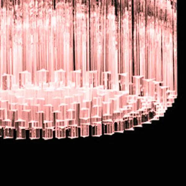 Lustre italien moderne du milieu du siècle « Concava » de Triedro