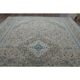 1970s Vintage Persian Handknotted Wool Brown Oversize Area Rug 290x358