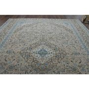 1970s Vintage Persian Handknotted Wool Brown Oversize Area Rug 290x358