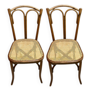 lot de deux chaises bistrot