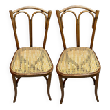Lot de deux chaises bistrot gambier et frères
