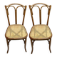 Set of two gambier et frères bistrot chairs