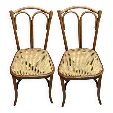 Lot de deux chaises bistrot gambier et frères