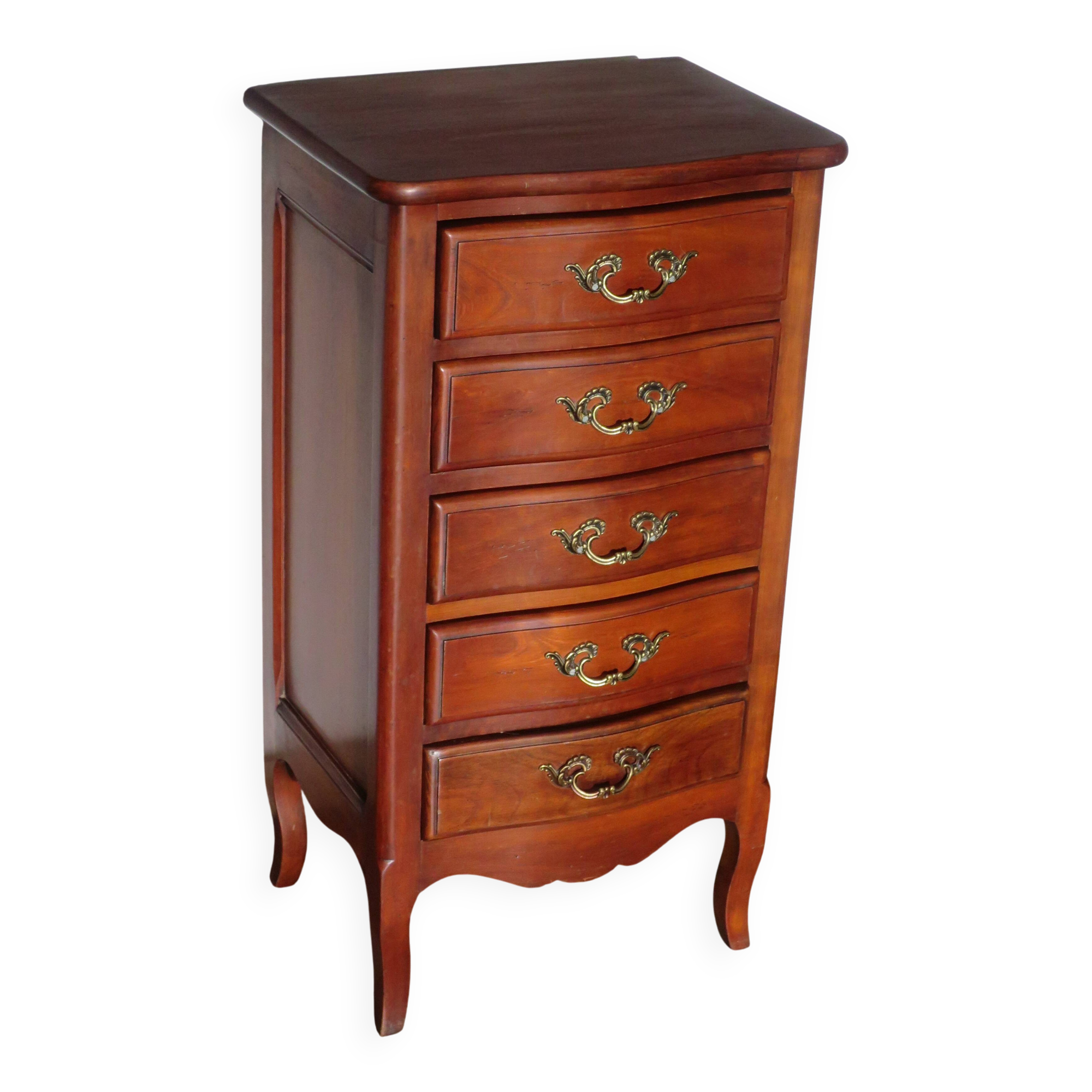Rare - Petit semainier - petite commode - 5 tiroirs - Style Louis XV