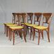 Set of 6 caned chairs, Thonet No. 221, circa 1910