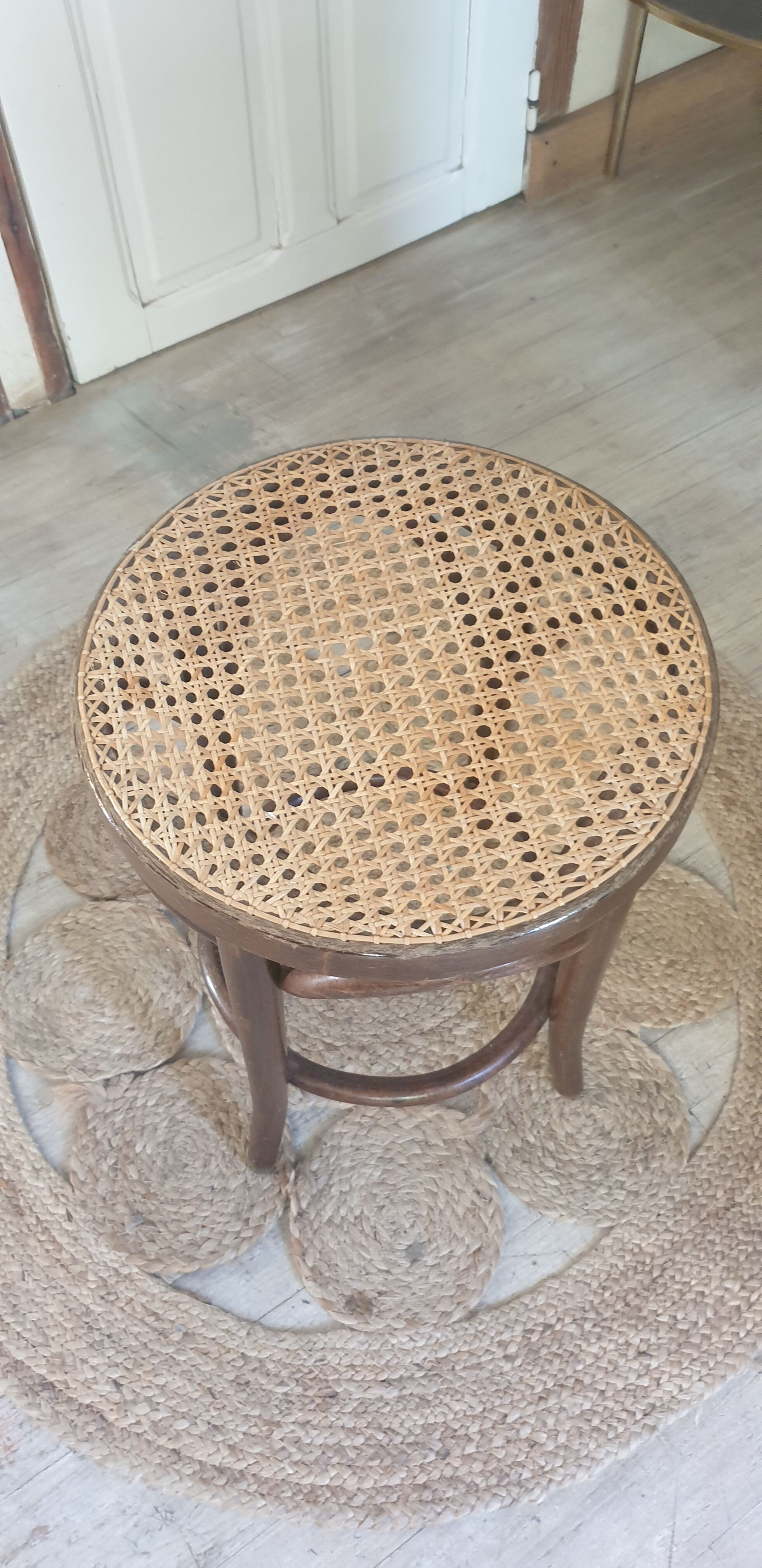 Wooden stool and canning