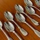 Christofle cluny 8 mocha spoons 10 cm excellent condition